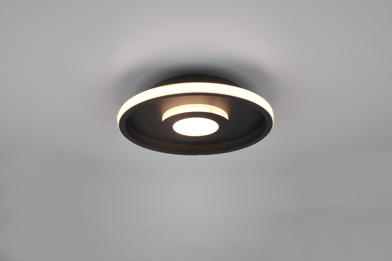 Plafoniera Ascari, TRIO, 30x6.8 cm, 28W, 1x SMD, metal, negru mat - imagine 5